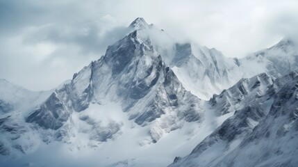 Fototapeta na wymiar beautiful snowy mountains