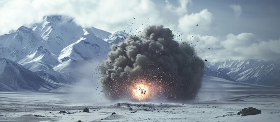 Mountain explosive system.