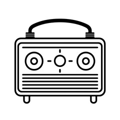 Minimalistic Black Line Amplifier