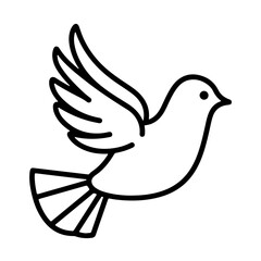 Black Line Dove