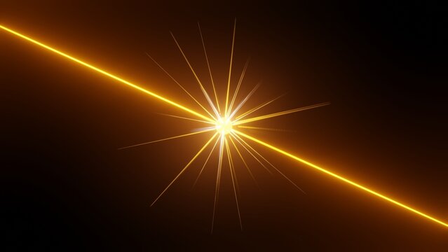 Golden sunlight flare background, Overlay, lens flare light transition, effects sunlight, lens flare, light leaks. High-quality stock image of warm sun rays light effects, Warm effects light.