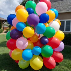 Fototapeta na wymiar Balloon art