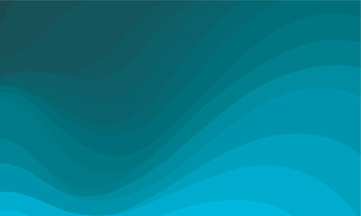 Blue Abstract Background With Wave Vector Illustration