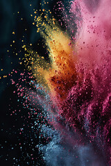 abstract   powder  splatted    background