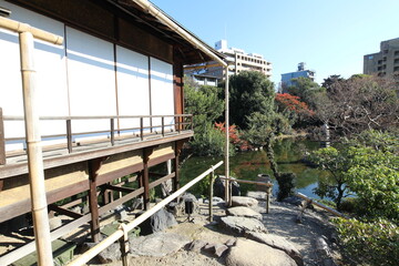 Shukuentei House in Shosei-en Garden, Kyoto, Japan