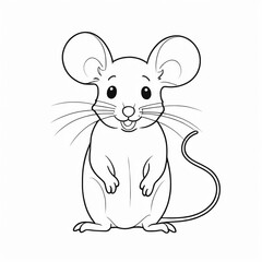 mouse outline drawing