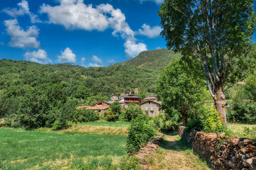 Coll town in The Bohí Valley is the largest municipality in the Catalan region of Alta Ribagorza