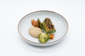 Delight in the vibrant colors and flavors of this beautifully plated dish