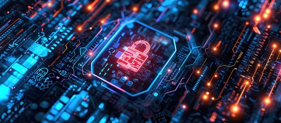 Secure access to personal information and Internet using encrypted user login and identification with cyber security.