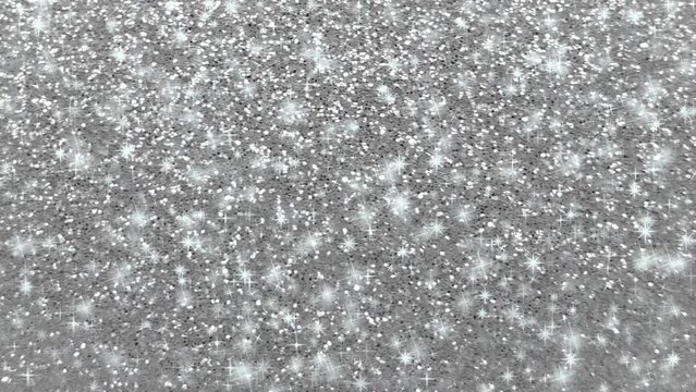 Silver glitter sparkles metallic glitter