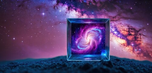  a purple and blue space filled with stars and a purple and blue space filled with stars and a purple and blue space filled with stars and white space filled with stars.