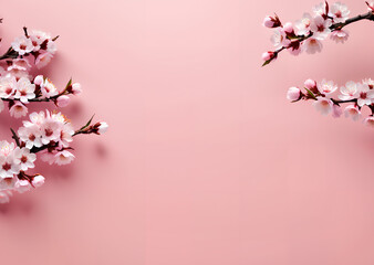 桜のフレーム背景素材