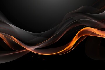 Abstract background with black and golden smoke for Awareness Day - obrazy, fototapety, plakaty