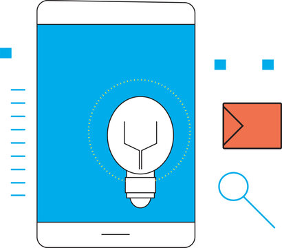 Outline web icons set - Search Engine Optimization. Thin line web icon