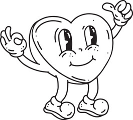 Hand Draw Love Character 01