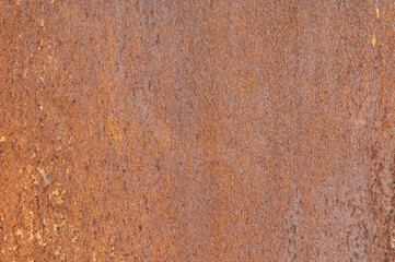 Rusty metal surface. Metal background covered with rust. Rust texture background. Old iron sheet