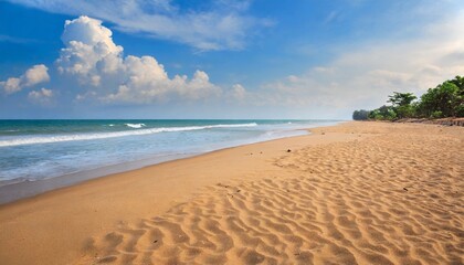 beautiful sand beach