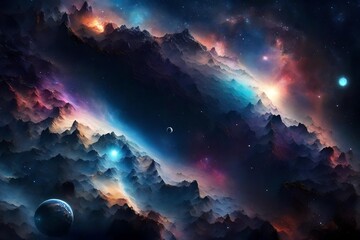 galaxy and stars background