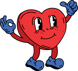 Hand Draw Love Character 01 Color