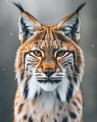 Obraz premium Luchs Frontal - Fotografie