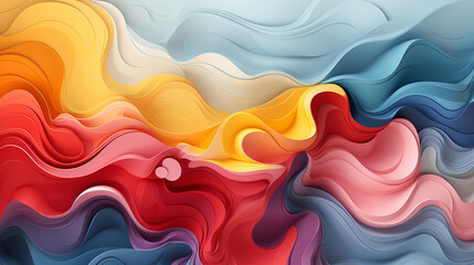 Dynamic Abstract Background: Vibrant, Geometric, Artistic Design with Colorful, Textured, and Surreal Elements