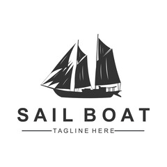 the ship logo is black on a white striped background