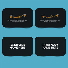  Vector Modern Creative and Clean Business Card Template Design. Flat Design Illustrator.