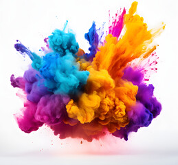 abstract colorful explosion background