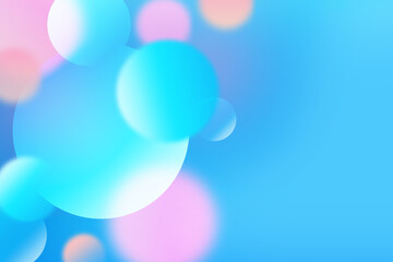 Abstract geometric background gradient soft light blue bokeh for Graphic Business background hitech technology digital design illustration web template background backdrop desktop wallpaper bubble