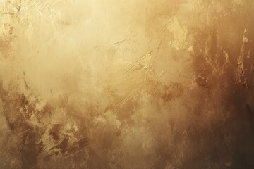 Fototapeta na wymiar A pale brown-yellow gradient to a dusty gold color background. Golden luxury elegant beauty premium.