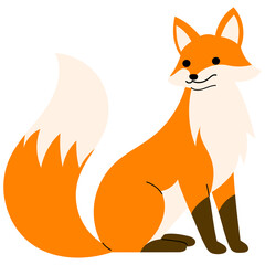 Obraz premium wild fox illustration 