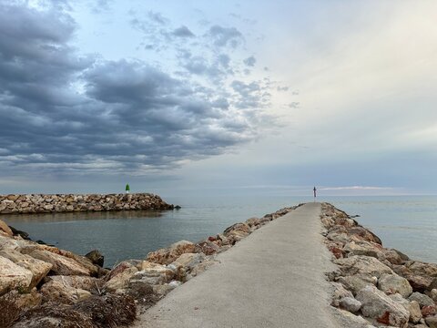 pier on the coast