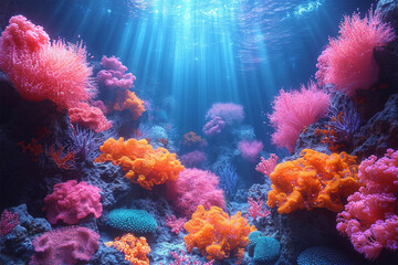 Obraz na płótnie Canvas Beautiful Coral Reefs