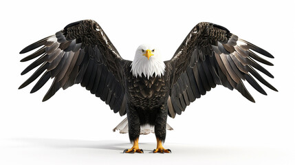 Obraz premium View of a Beautiful Eagle Birds full body