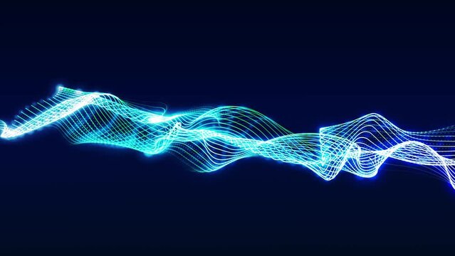 Animation loop video neon plasm element