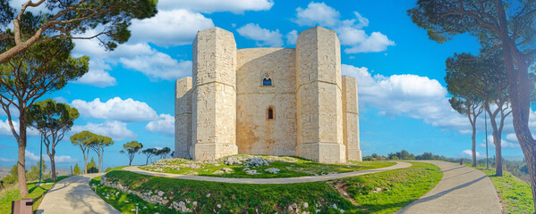 Castel del Monte, Italy - a Unesco World Heritage and one of the best preserved examples of...