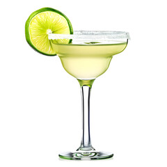 Margarita isolated on white background, detailed, png
