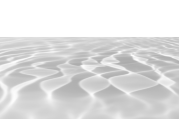 White water with ripples on the surface. Defocus blurred transparent white colored clear calm water surface texture with splashes and bubbles. Water waves with shining pattern texture background.