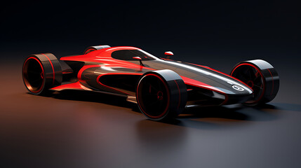 A design concept for a lightweight track-focused car. - obrazy, fototapety, plakaty