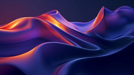 Colorful abstract background with waves