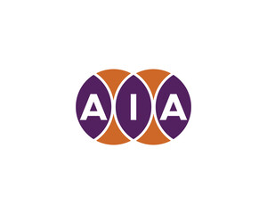 AIA Logo design vector template