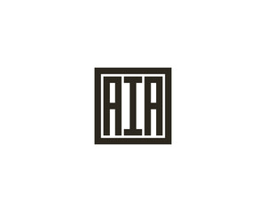 AIA Logo design vector template