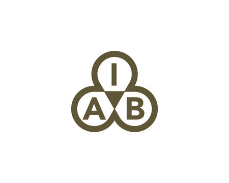 AIB logo design vector template