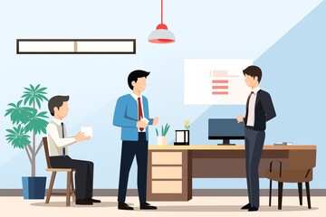 新入社員のオフィス生活