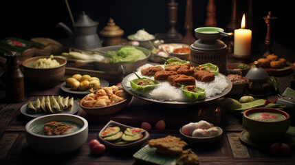 Fototapeta na wymiar ramadhan food