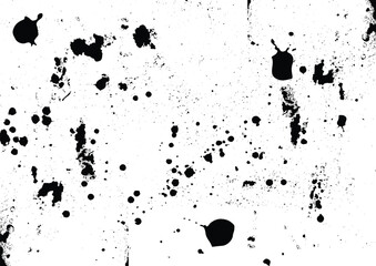 Abstract vector splatter black color background design. vector paint black color. illustration vector design.
