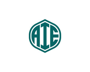 AIE Logo design vector template