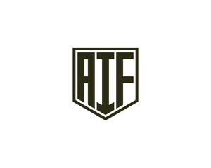 AIF Logo design vector template