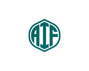 AIF Logo design vector template