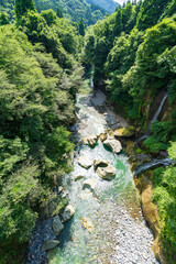 Fototapeta premium 白山手取川ジオパーク 手取峡谷